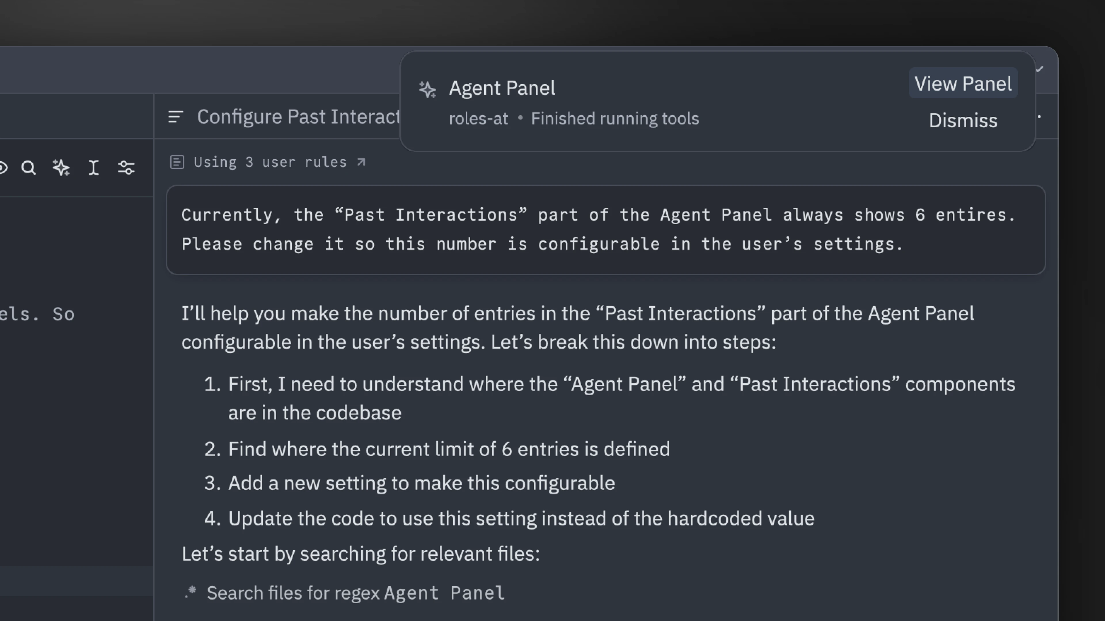 One of your agents notifying work has been done!